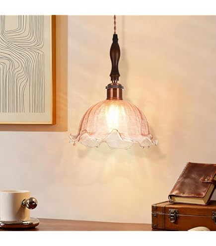 Amazon.co.jp : 億兆堂 ペンダントライト おしゃれ レトロ 1灯 花びら